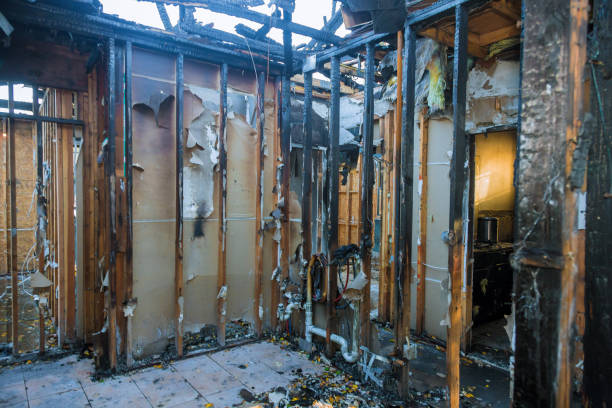 Professional Fire Damage Restoration technician working in Lumberton, TX